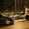 حادث مروع أعلى كوبرى أكتوبر يشل حركة المرور