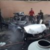 انفجار سيارة مفخخة في صيدا جنوبي لبنان انفجار سيارة مفخخة في صيدا جنوبي لبنان