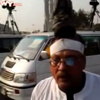 بالفيديو..''عم سيد'' يضع البيادة فوق رأسه ويطالب بترشح السيسي للرئاسة