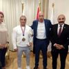 اللجنة الأوليمبية تكرم شريف مصطفى الشيوي بطل كمال الأجسام