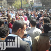 مبارزة بالهتافات المؤيدة والمعارضة في مسيرة مسجد الفتح المتجهة لميدان التحرير
