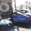 إصابة بحريني بحادث بين 4 مركبات بمدخل سترة… شاهد الصور