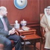 الهباش يلتقي الأمين العام لمنظمة التعاون الإسلامي