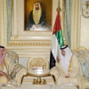 رئيس دولة الإمارات يستقبل الأمير سعود الفيصل
