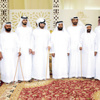 زايد بن طحنون يحضر أفراح المزروعي والعامري
