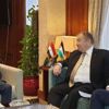 وزير التجارة والصناعة يبحث مع وزير الاقتصاد الفلسطيني تعزيز العلاقات بين البلدين
