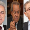 نور وموسى وصباحى فى احتفال الكاثوليكية
