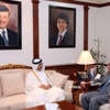 وزير الداخلية يستقبل السفير القطري
