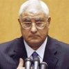 عدلي منصور: لا نية للتراجع عن قانون التظاهر بمصر