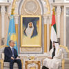 محمد بن زايد ورئيس كازاخستان يشهدان تبادل عدد من مذكرات التفاهم