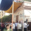بالصور.. تأخر فتح لجان بأسيوط لعدم وصول أوراق التصويت