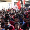 الهدوء يخيم على ميدان التحرير بعد انتهاء مسيرة الأولتراس الهدوء يخيم على ميدان التحرير بعد انتهاء مسيرة الأولتراس