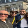 تامر عاشور مع أحمد سعد وخطيبته في أحدث ظهور لهم تامر عاشور مع أحمد سعد وخطيبته في أحدث ظهور لهم