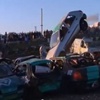 فيديو/ مسابقة القفز من فوق السيارات المحطمة!