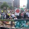 مظاهرة ببرلين تضامنا مع غزة