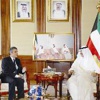 صباح الخالد تسلّم أوراق اعتماد السفير التركي صباح الخالد تسلّم أوراق اعتماد السفير التركي