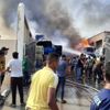 نشوب حريق في مصنع للمنسوجات بالعاشر من رمضان