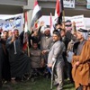 تظاهرة لضحايا الارهاب في النجف تظاهرة لضحايا الارهاب في النجف