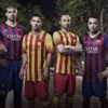 برشلونة يعرض قميصيه الجديدين