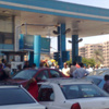 وقفة احتجاجية لسائقى الميكروباص احتجاجا على نقص السولار بالوادى الجديد