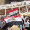 بالصور ..عشرات الإخوان أمام دار القضاء يهتفون: ''حرية وعدالة مرسي وراه رجالة''