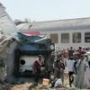 32 قتيلا في تصادم قطارين بصعيد مصر