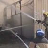 السيطرة على حريق مطبعة بصناعة عجمان السيطرة على حريق مطبعة بصناعة عجمان