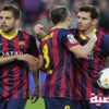 بطولة اسبانيا: برشلونة يصب جام غضبه على اوساسونا بثلاثية تاريخية لميسي