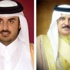 الملك يعقد جلسة مباحثات مع أمير قطر