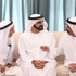 محمد بن راشد يحضر مأدبة غداء اقامها جمعة الماجد