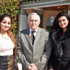 برواس حسين وسلمى رشيد في حفل سفارة العراق بالمغرب
