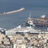 البارجة الامريكية سان انطونيو ترسو في حيفا