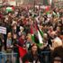 نحو 2500 شخص يتظاهرون دعماً للفلسطينيين