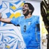 جدارية للاعب لويس سواريز في مدرسة بمونتفيديو