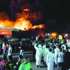 12 فرقة تحاصر حريقاً اشتعل في 15 ورشة جنوب جدة