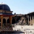 مئذنة الجامع الاموي في حلب تتحول الى كومة حجارة مئذنة الجامع الاموي في حلب تتحول الى كومة حجارة
