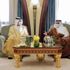 مكتوم بن محمد يلتقي ولي عهد البحرين على هامش قمة «الشرق الأوسط الأخضر» في الرياض
