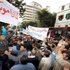اشتباكات بين عمال مصنع موبكو والأهالي أمام محافظة دمياط اشتباكات بين عمال مصنع موبكو والأهالي أمام محافظة دمياط