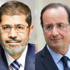مرسي يبحث مع هولاند العلاقات المصرية الفرنسية والأزمة السورية