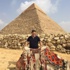 بالصور- بيسيرو يزور الأهرامات
