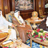 خادم الحرمين يستقبل أميري الكويت وقطر