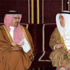 سمو ولي العهد يستقبل افراد العائلة المالكة وكبار رجالات الدولة
