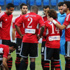 النصر يتقدم على الحدود بهدف في الشوط الأول