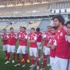 وزير الرياضة يجتمع بلاعبي المنتخب قبل مواجهة تنزانيا