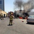 كمبروسر هواء يشعل النيران مقابل 'الأميري'