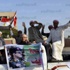مظاهرة باللانشات في قناة السويس تأييدا لـ«السيسي» على أنغام السمسمية