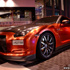 صور سيارة نيسان جي تي ار معدلة ومطلية بالنحاس في مدينة دبي Nissan GT-R