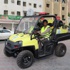 الدفاع المدني يستخدم الدراجات النارية للتغلب على الزحام