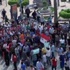 مناوشات بين المتظاهرين ومجهولين فى السنطة بالغربية مناوشات بين المتظاهرين ومجهولين فى السنطة بالغربية