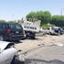حادث يتلف 6 سيارات بشارع الصحافة